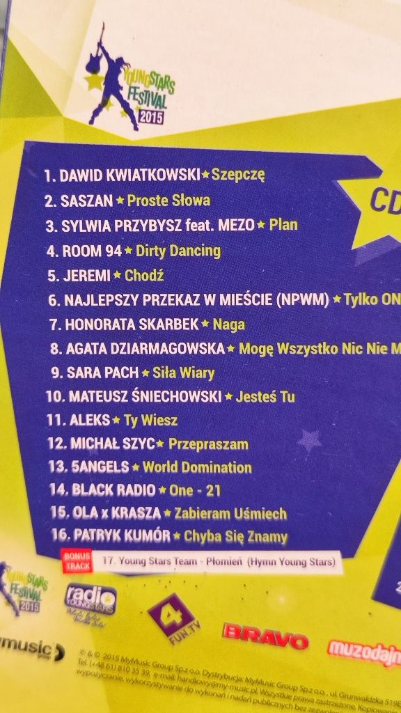 Young Stars 2015 2 x płyta CD