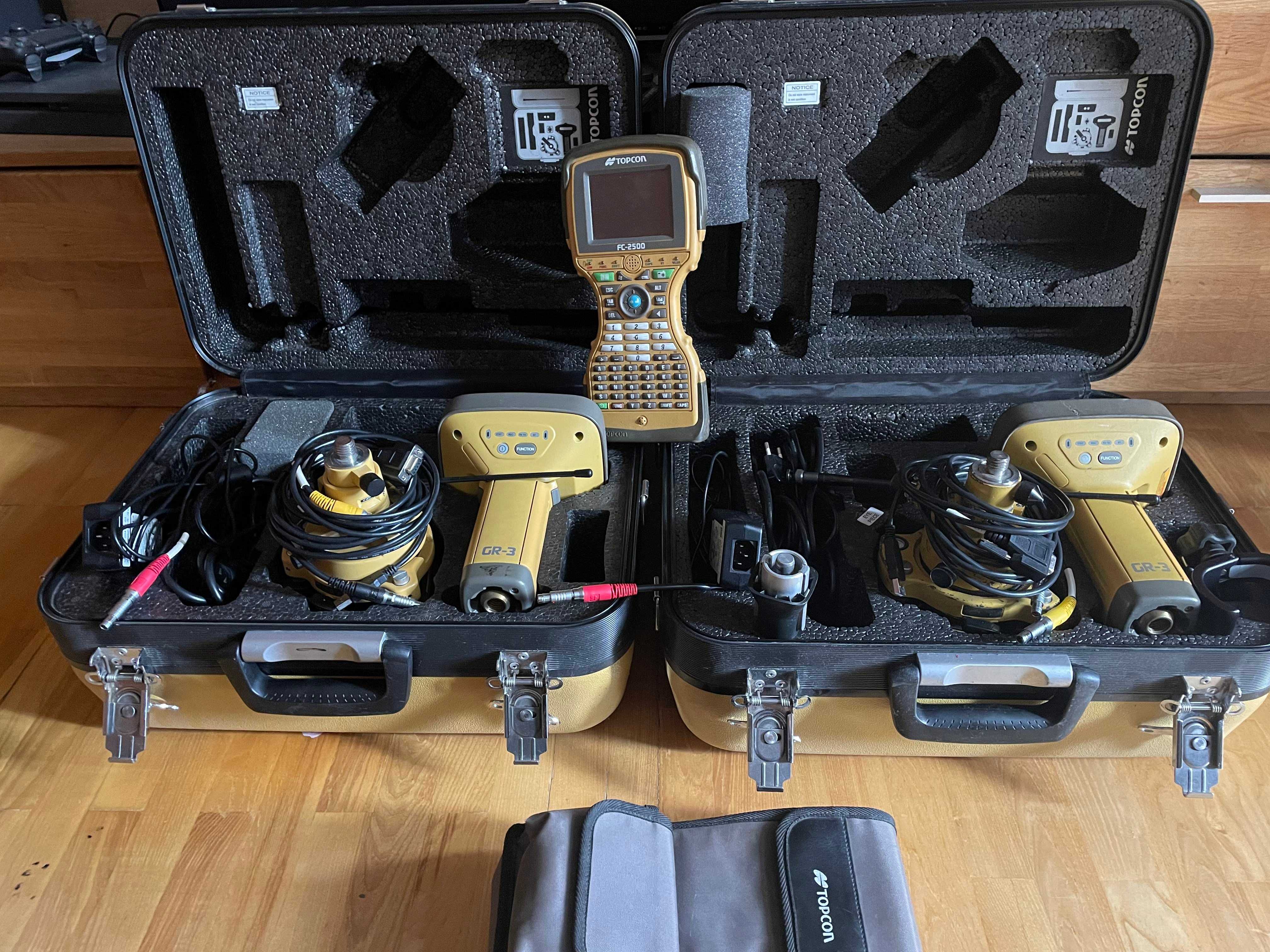 Topcon GR3 та штативи Nedo