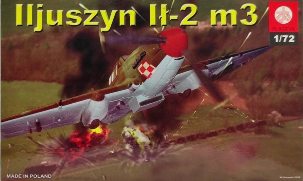 Model do sklejania Plastyk S-041 samolot Iliuszyn IŁ-2 m3
