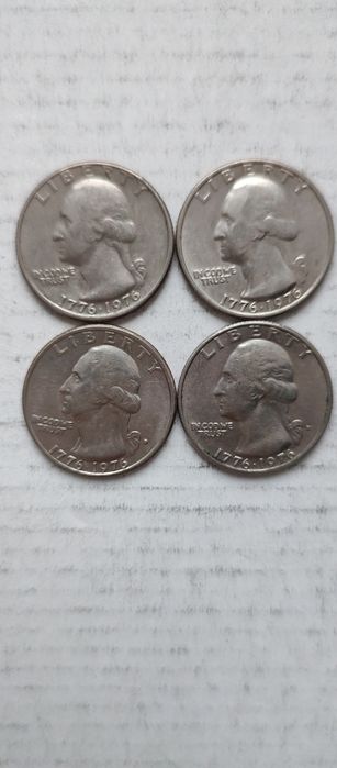 Quarter dollar 4 szt