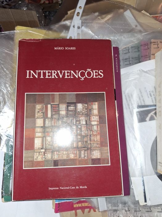 Mário Soares intervenções livro raro