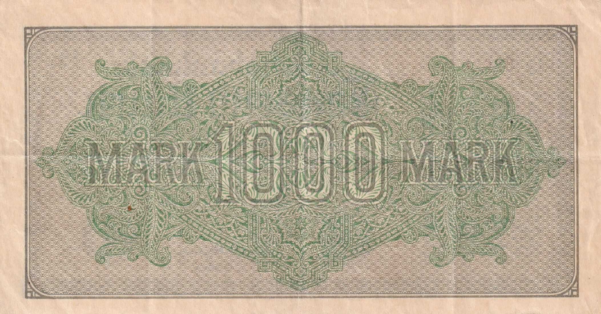 1922r. - Niemcy - 1000 Marek