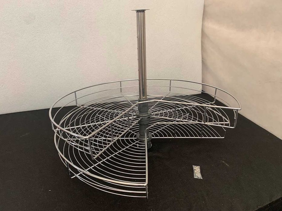 Obrotowe 2 kosze  do kuchni chrom fi 690 mm