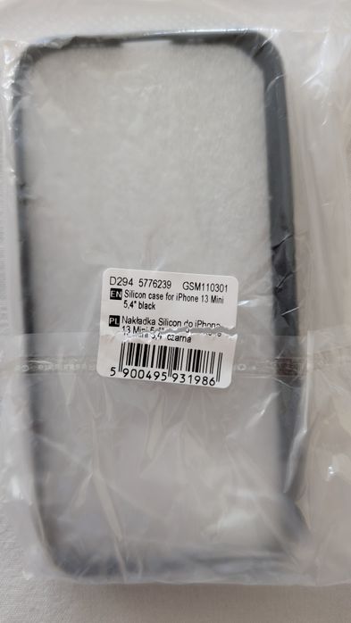 Etui case silikon iPhone 13 mini czarny