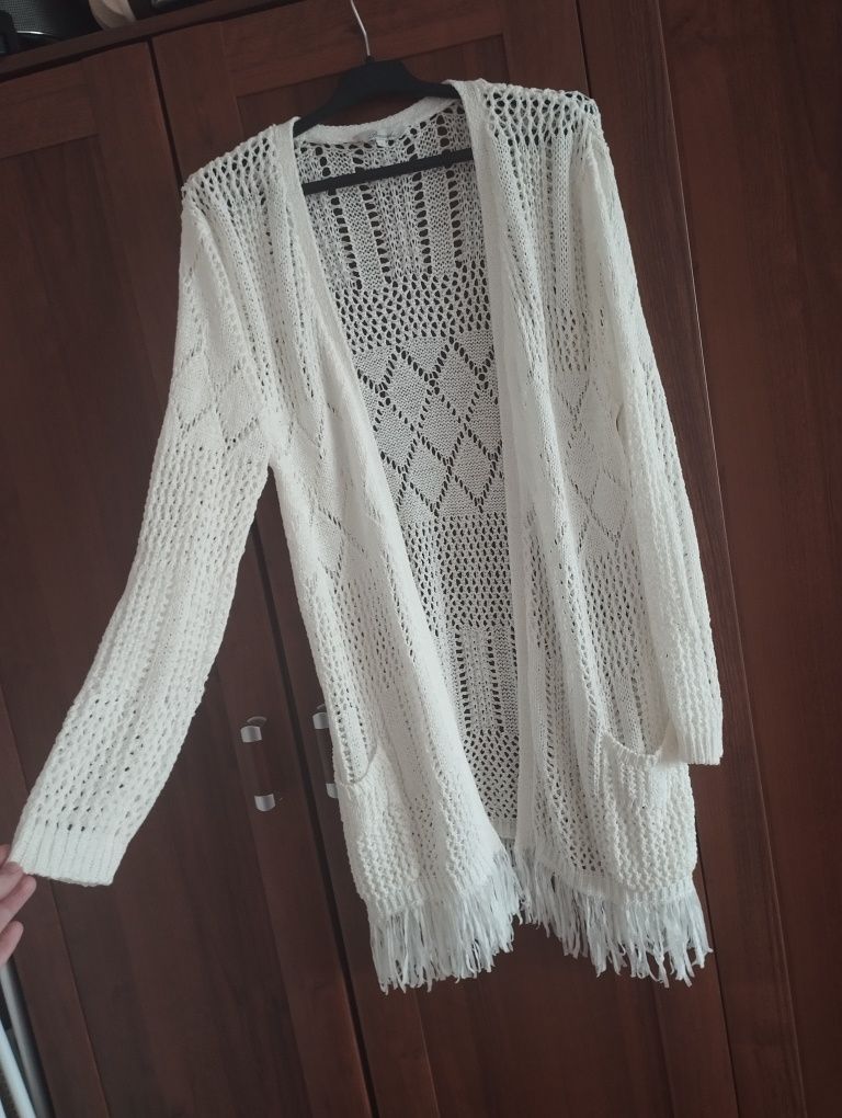 Piękny sweter Boho narzutka uni