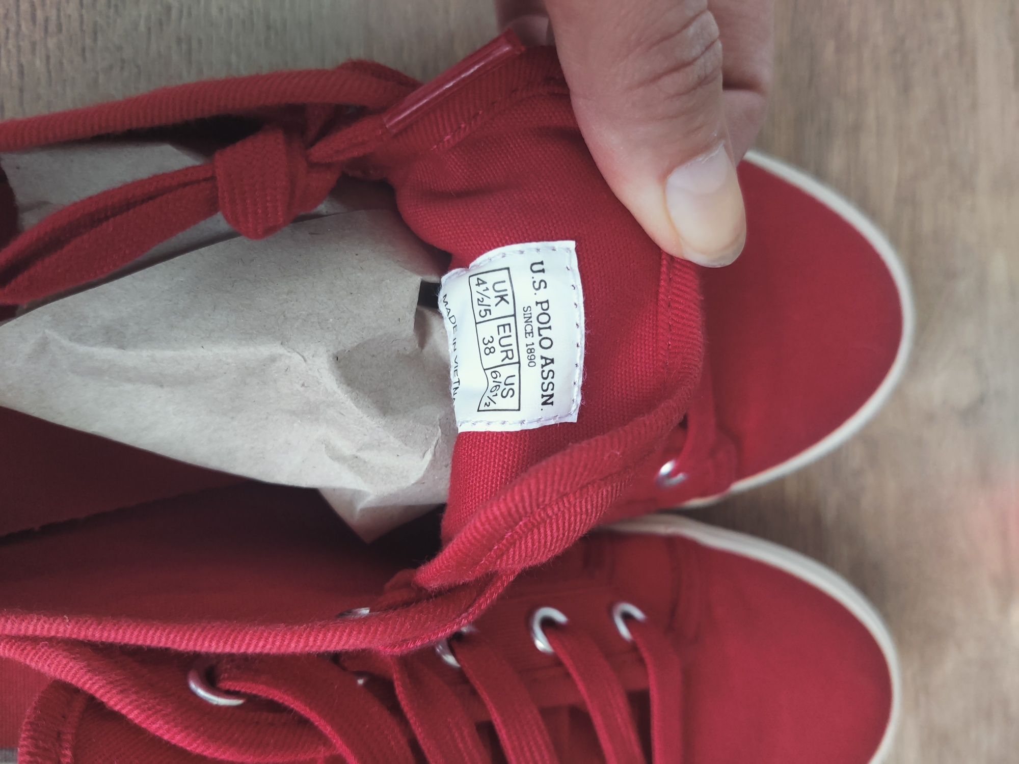 Tênis vermelhos confortáveis 38 / US Polo Assn.