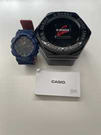 Zegarek G-shock ga-100l niebiesko-pomarańczowy
