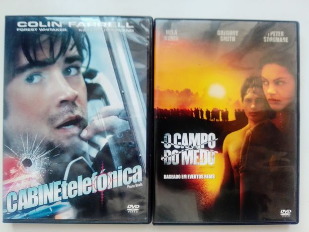 2 Filmes DVD Cabine telefónica e o campo do medo.1€ cada