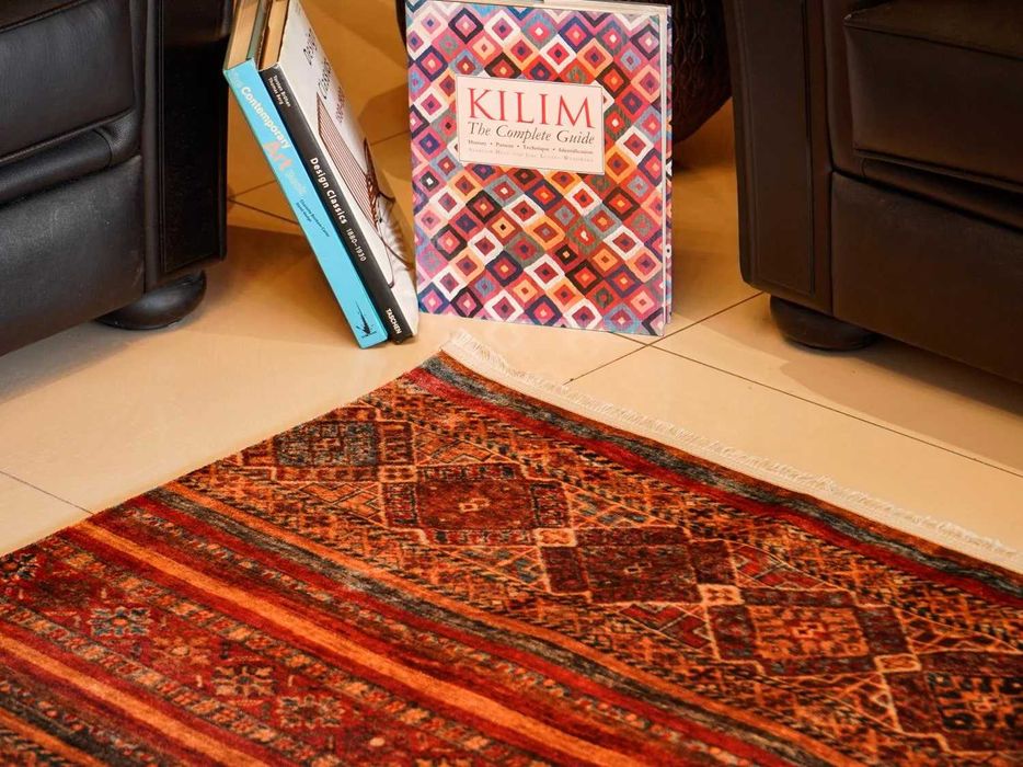 Dywan kilim z tureckimi wzorami 75x150