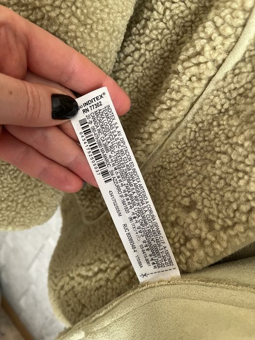 Нова куртка тедді, коротка шубка ZARA р. М/L