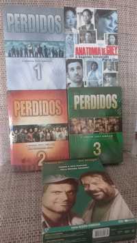 Coleção DVDs Lost Anatomia Grey Terence Hill Bud Spencer