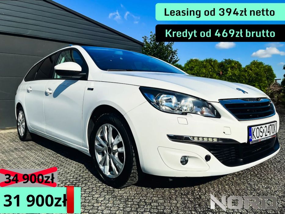 Peugeot 308 *Bezwypadkowy, Kredytowanie/Leasing, Oryginalny przebieg, FV23%,gw.12m