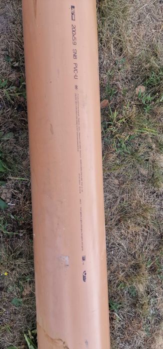 Rura kanalizacyjna Fi 200/5,9/3000 SN8