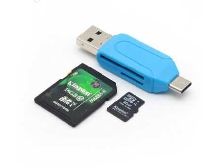 OTG перхідник картрідер Type-C Micro USB 4IN 1