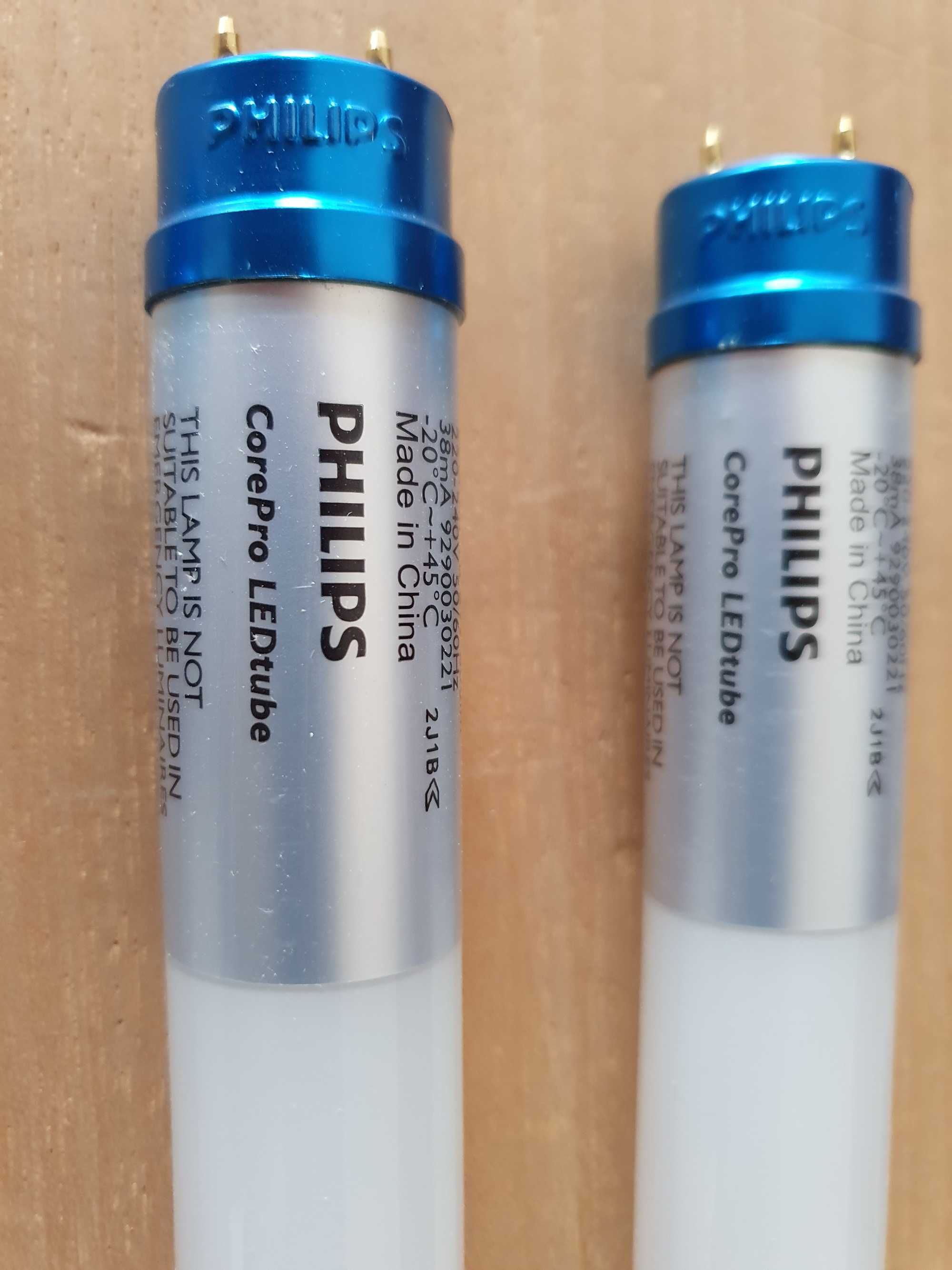 Lâmpadas LED tubo T8 60cm, Philips CorePro, novas