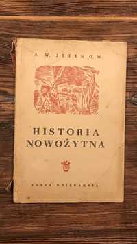 Książka Historia Nowożytna - A.W. Jefimow 1950