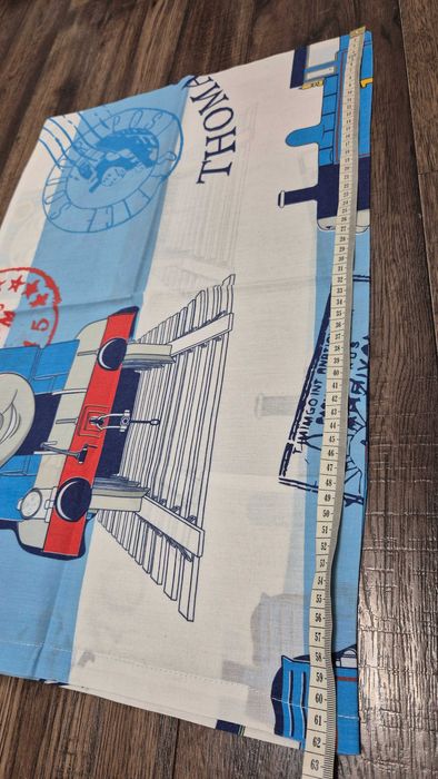 077 A pościel 2 thomas&friends tomek 143 x 120 cm oraz 41 x 62