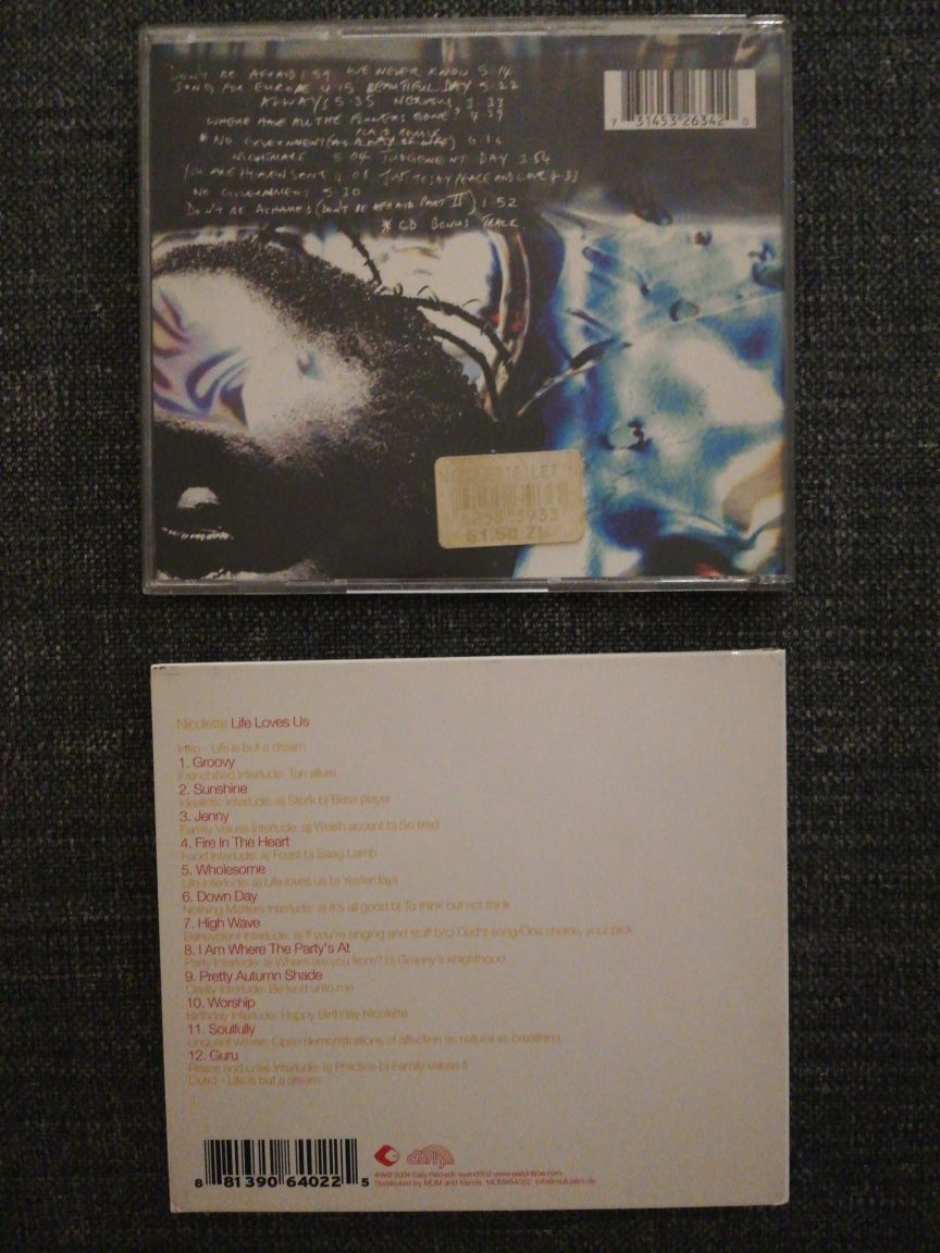 2xCD Nicolette Let no-one live rent free in your head i Life loves us