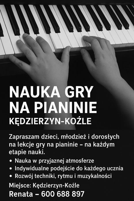 Nauka gry na pianinie