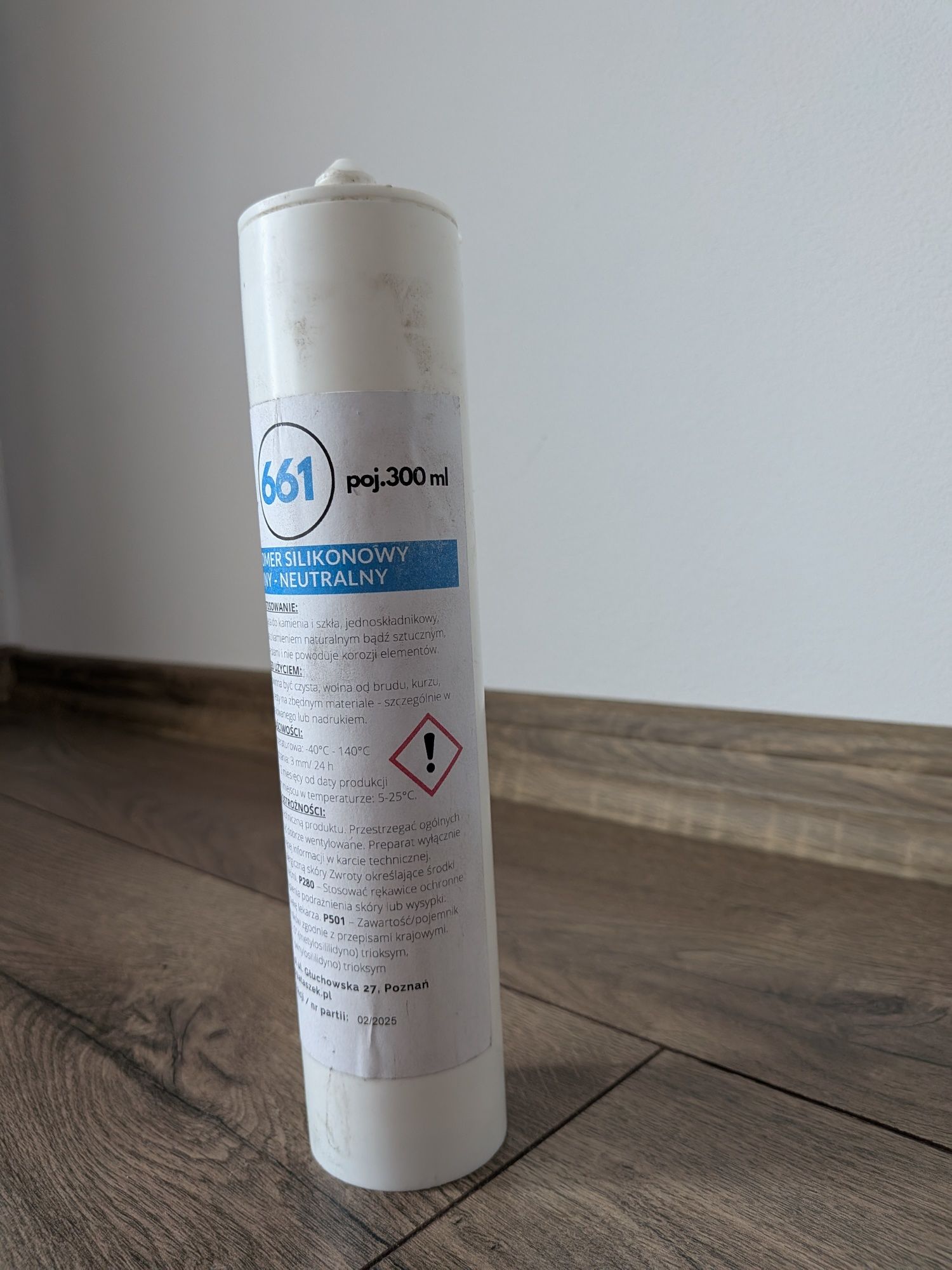Klej Elastomer Silikonowy Bezbarwny do luster ATK 661