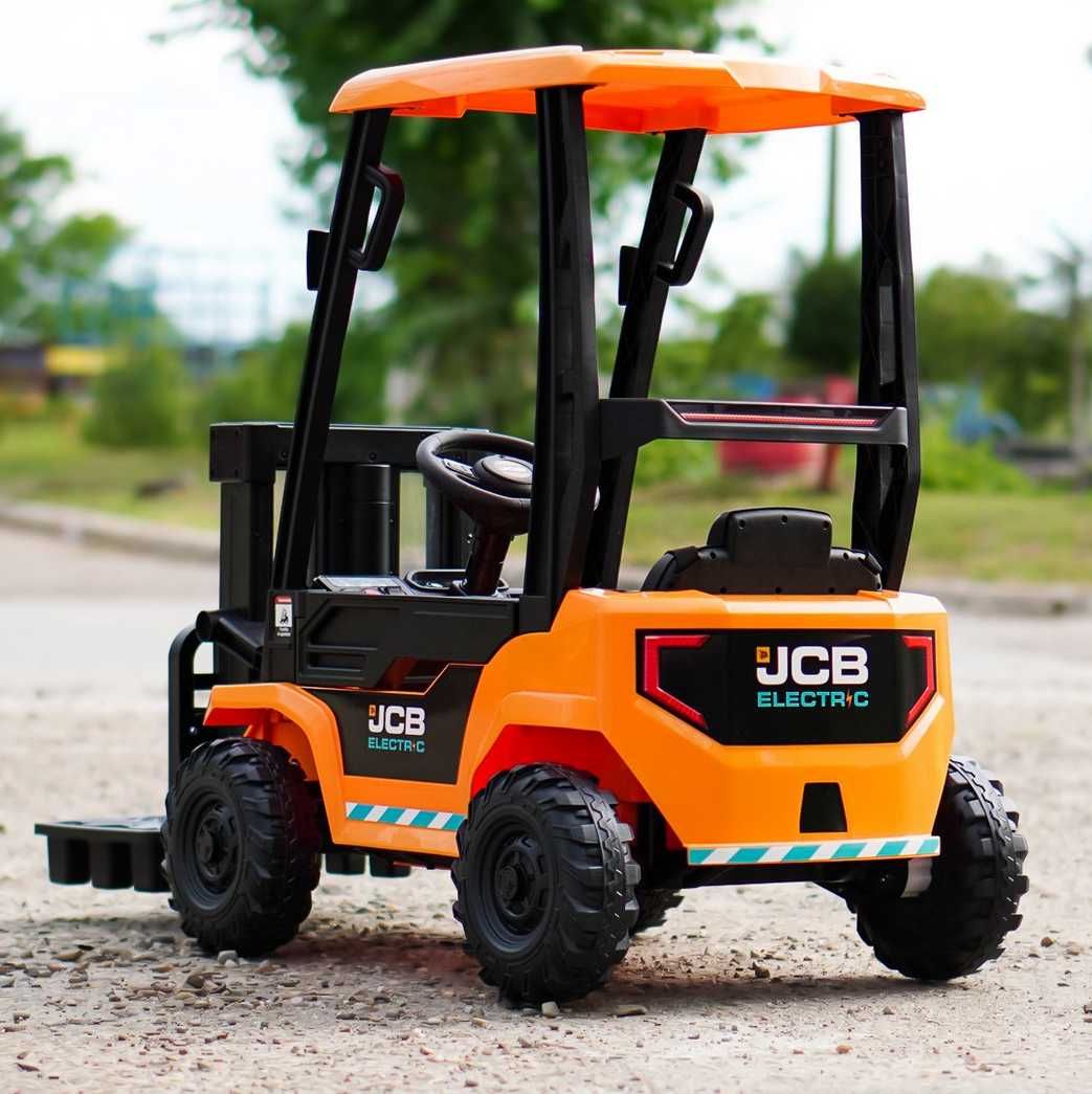 WÓZEK WIDŁOWY JCB Ciągnik Elektryczny Auto Akumulator Paleciak DZIECI