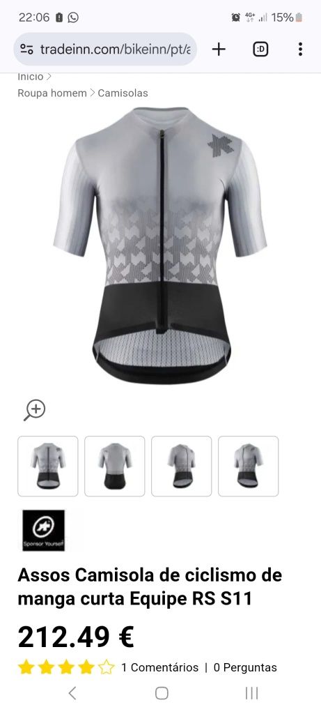 Camisa EQUIPE RS S11