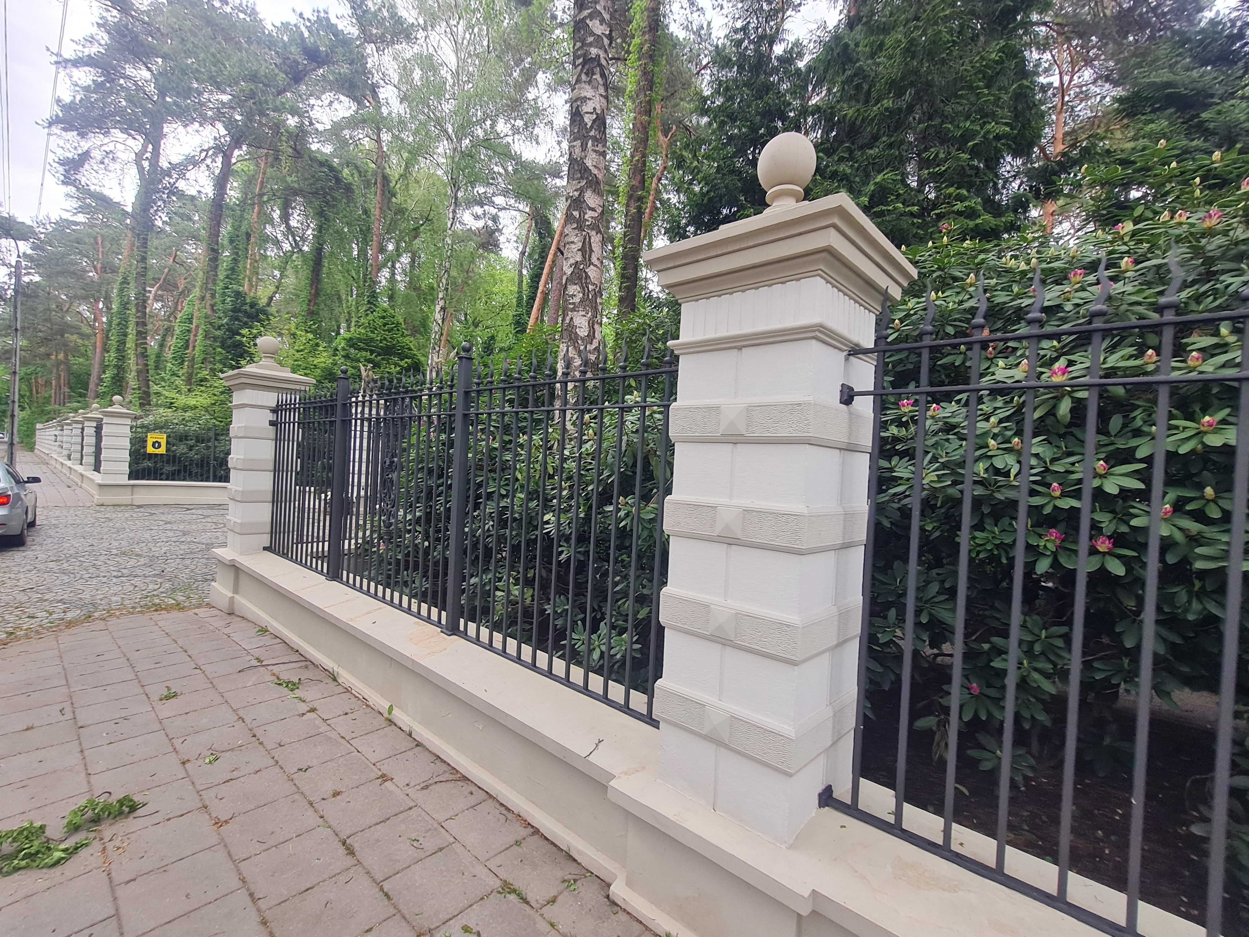 Ogrodzenia Pałacowe,Stylowe Słupy Betonowe,Dworkowe,Bloczki Gładkie