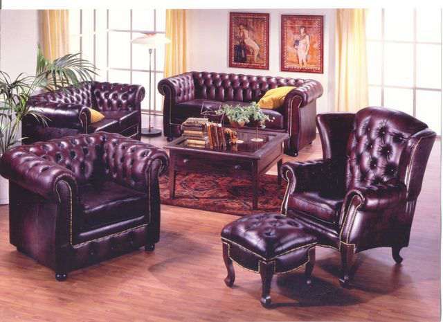 Fotel Chesterfield uszak