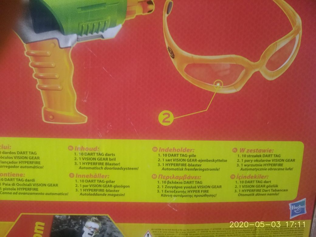 zabawka Nerf Dart Tag Hasbro fischer