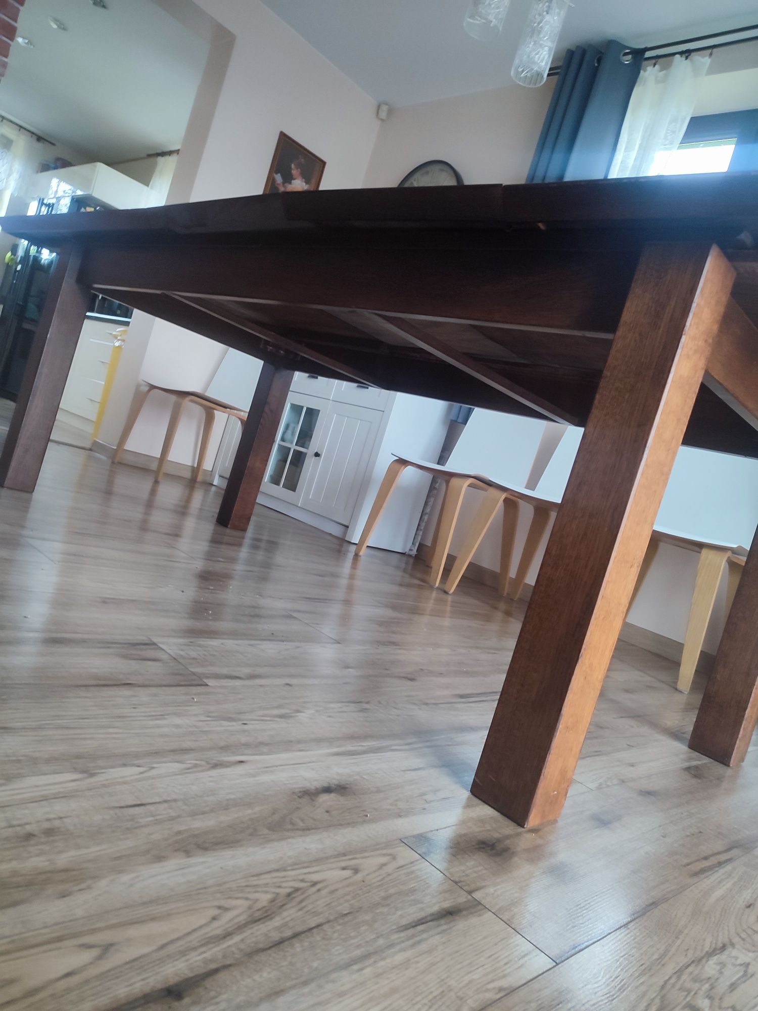 Stół rozkładany dębowy 100 x 200