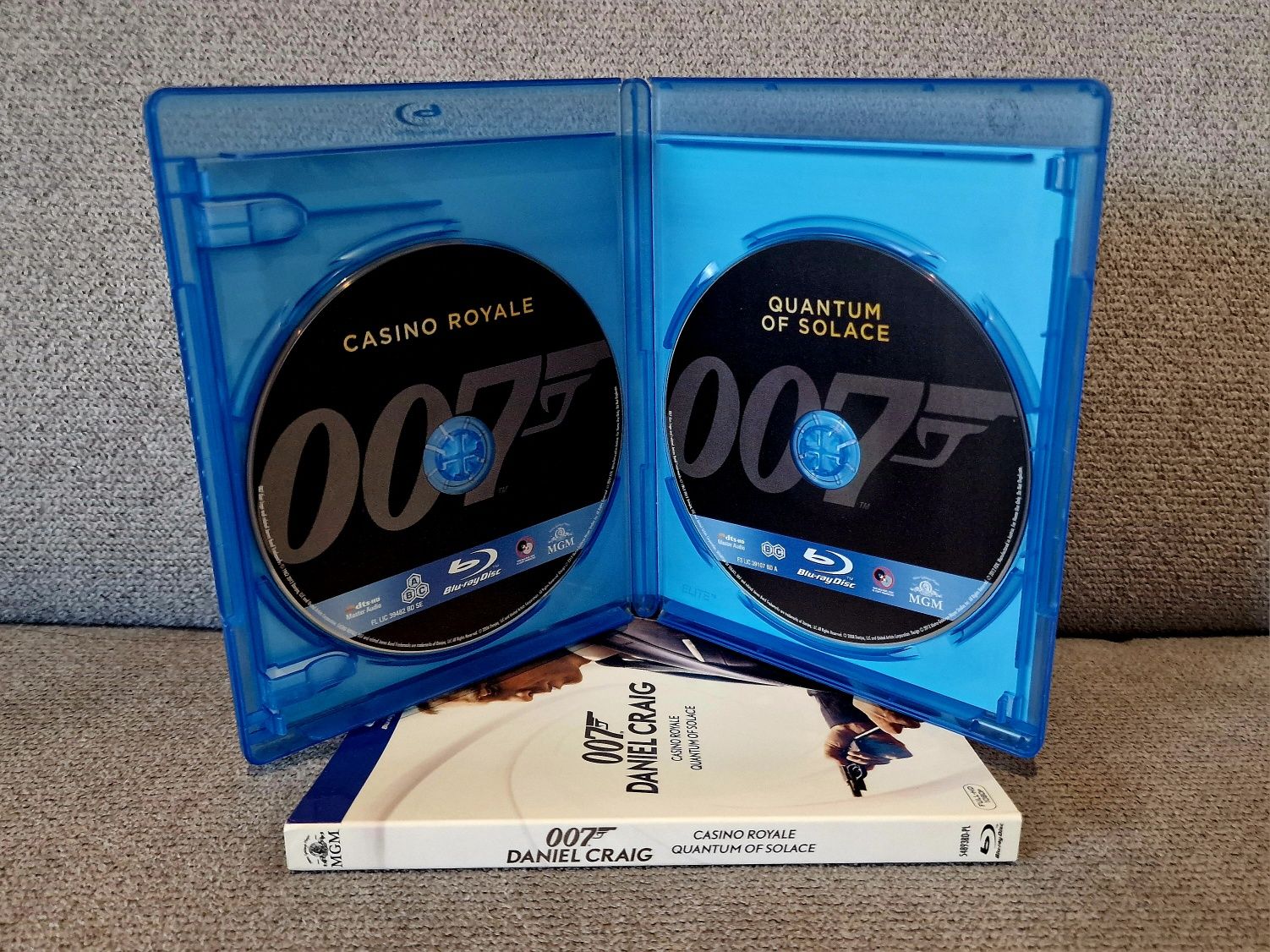 Casino Royale i Quantum of Solace PL na blu-ray (James Bond)