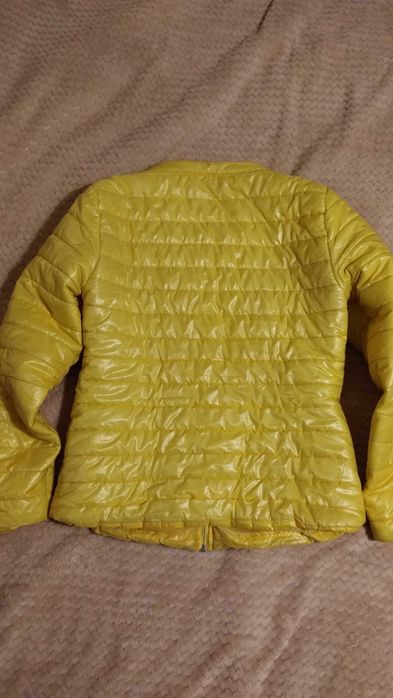 Kurtka damska żółta, jakby puchowa, 100% poliester, firmy House roz. L