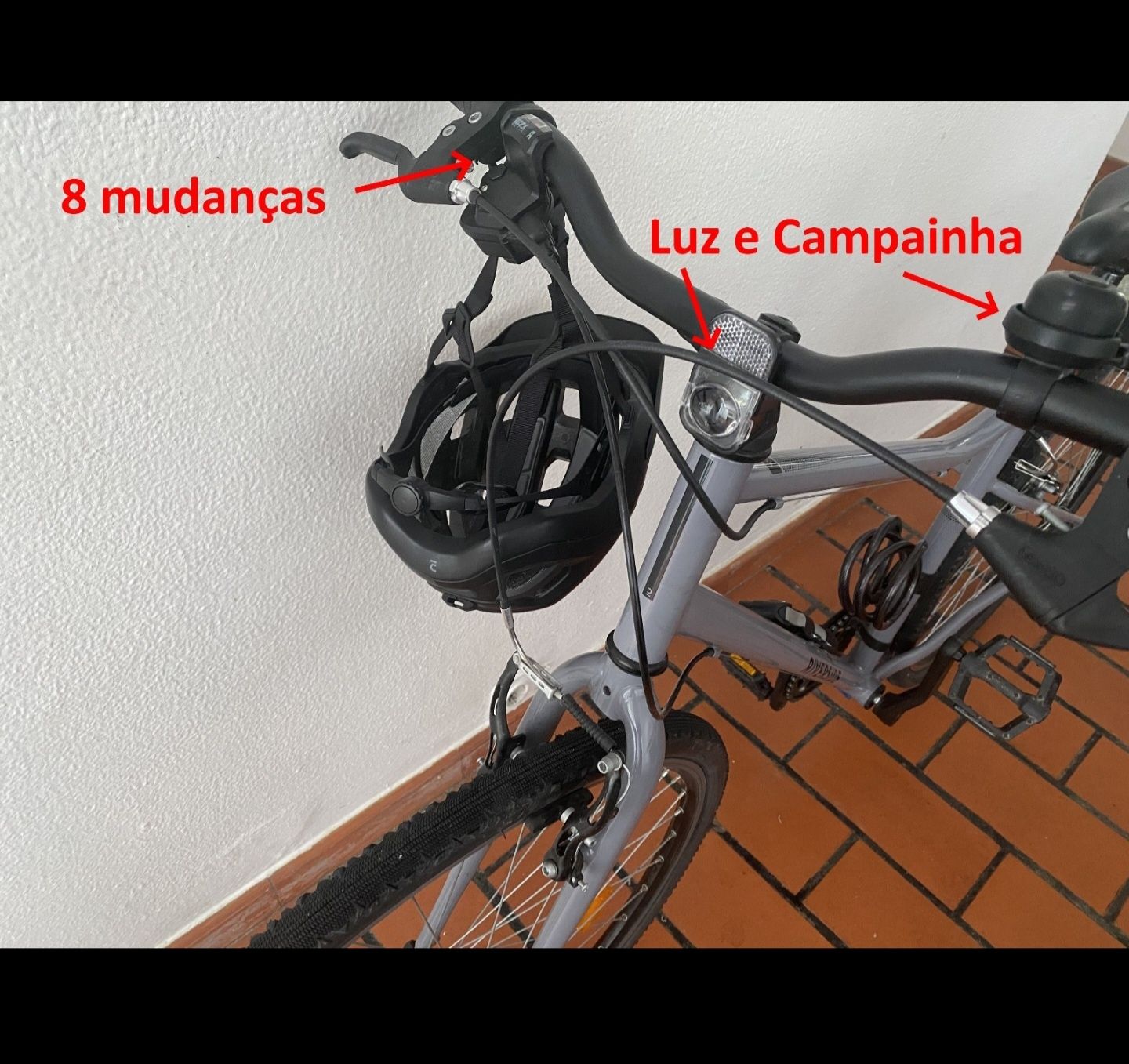 bicicleta nova em ótimo estado tamanho normal