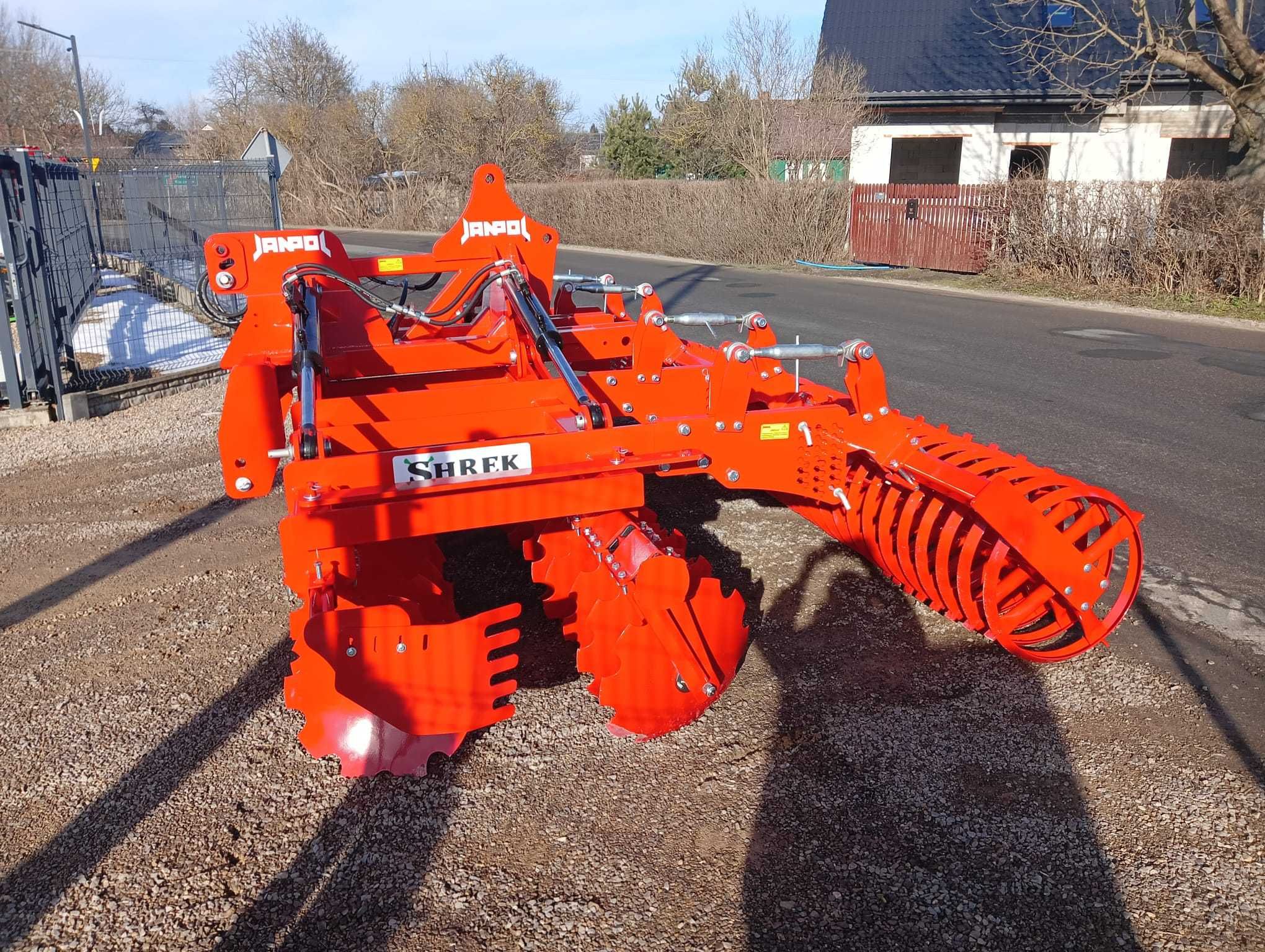 BRONA TALERZOWA talerzówka ciężka/ 4m/ 4 siłowniki/ wał daszkowy fi600