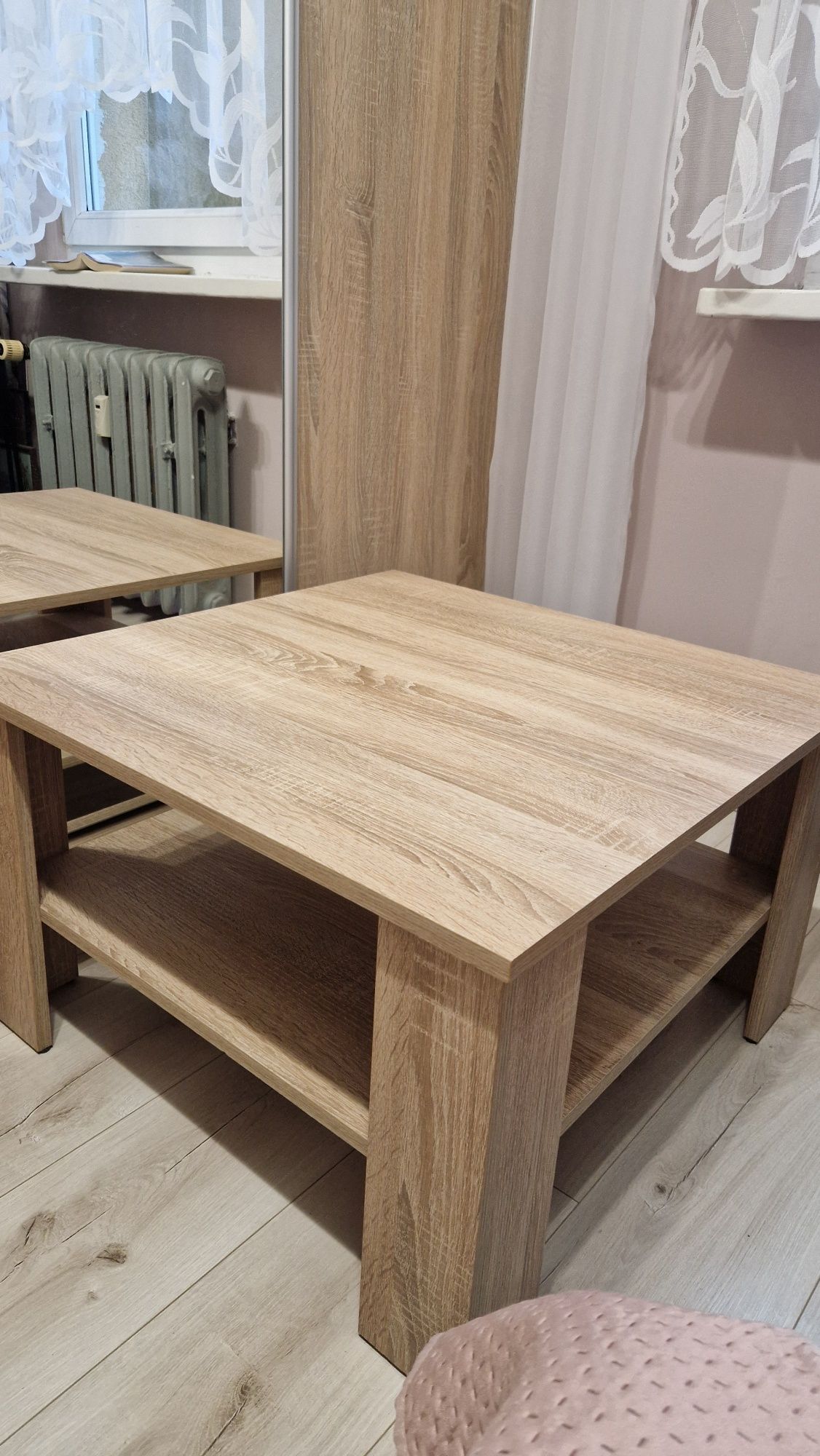 Nowy stolik dąb Sonoma 68x68x41 cm