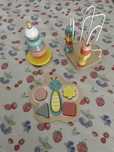 Kit de 3 brinquedos de madeira 12m+