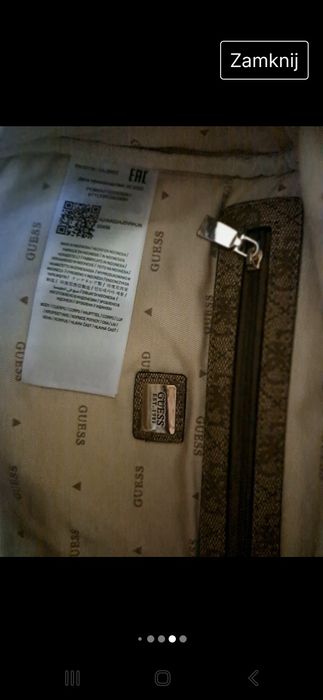 GUESS saszetka nerka torebka na ramię