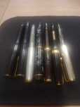 8 Canetas antigas bico em ouro