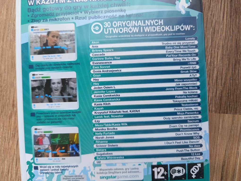 Gra PS2 Singstar Eska Hity na czasie na mikrofony bezprzewodowe Ps3