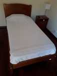 Cama de solteiro pinho