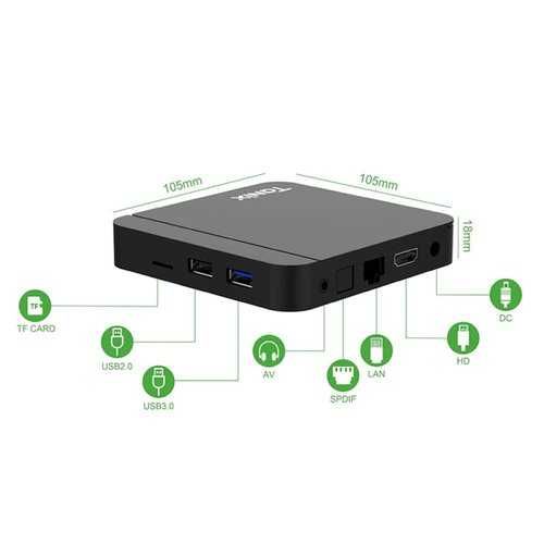 Android Смарт Приставка новая Tanix W2 4/32 GB Amlogic S905 W2