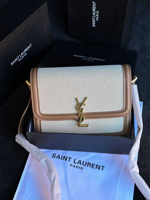 Жіноча Сумка Yves Saint Laurent Solferino Medium Canvas Crossbody Bag