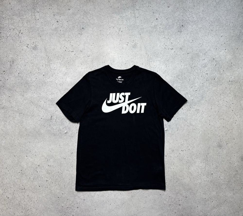 Мужская Футболка Nike Just Do It Big Swoosh Оригинал Идеал S-M Drill