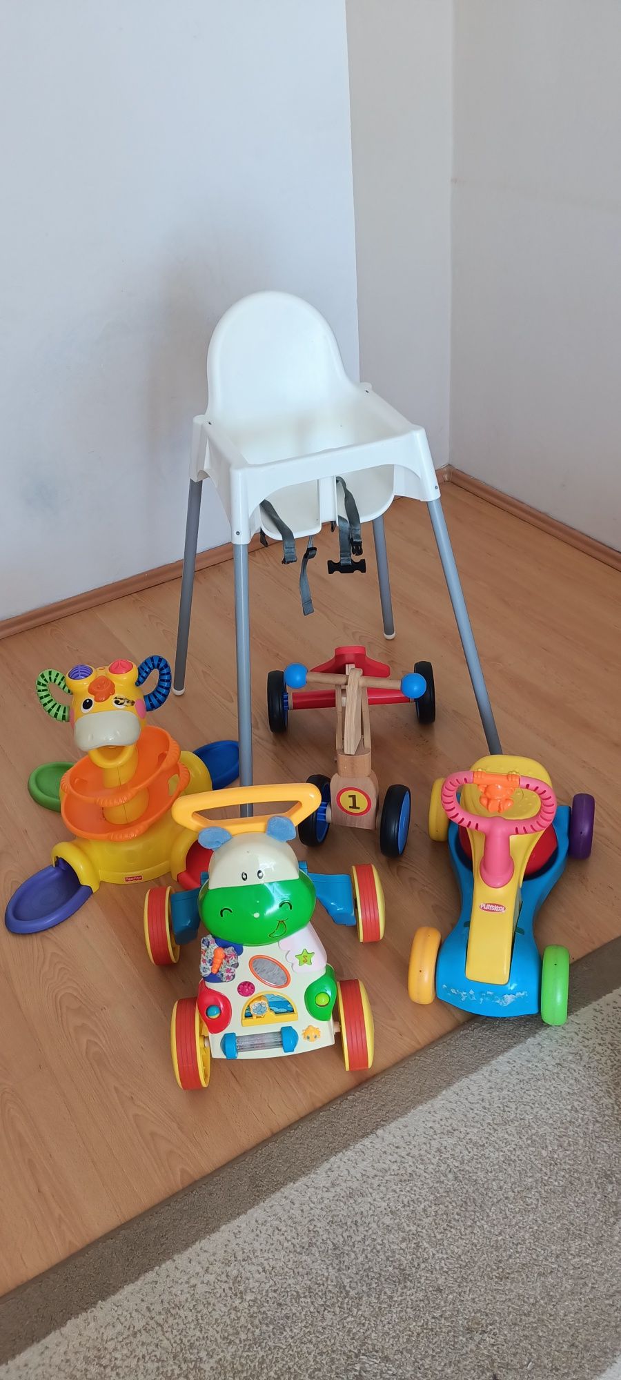 Jeździk ,rowerek drewniany,żyrafa, skoczek krzesełko