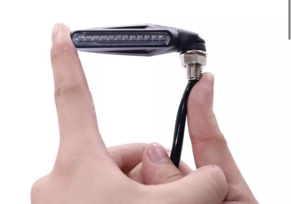 Pisca Led de moto novos de fácil instalação