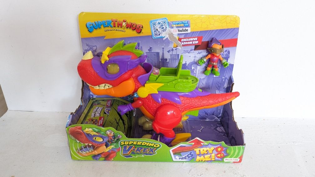 SuperThings V‑REX Superdino robot figurka złoczyńcy + akcesoria
126,90