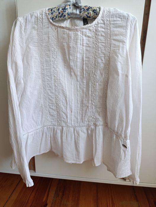 Bluza biała damska r M