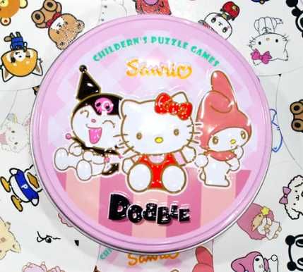 Gra karciana Dobble postacie z bajki Hello Kitty