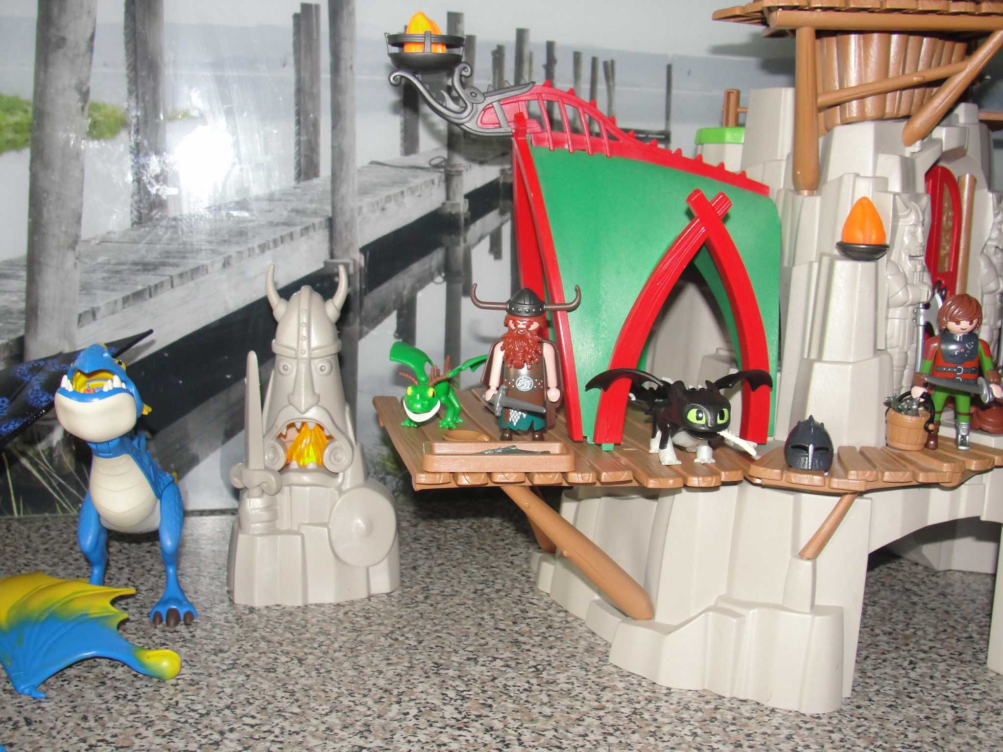 Playmobil Jak wytresować Smoka Wyspa 9243+ 5 Smoków