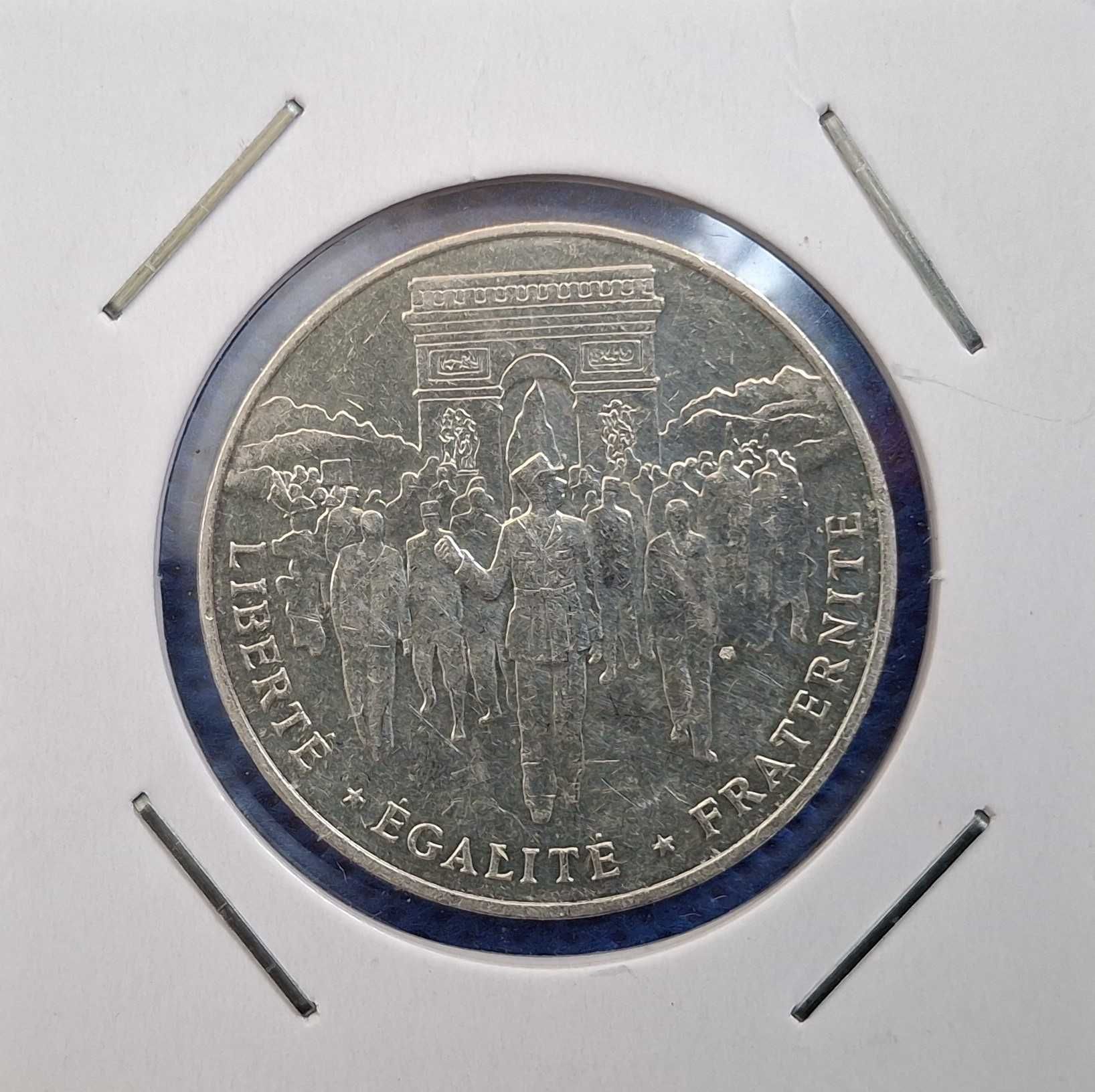 França - 2 moedas de 100 francos em prata